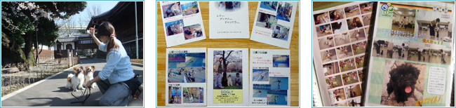 お預かり中の様子をしっかりと報告します