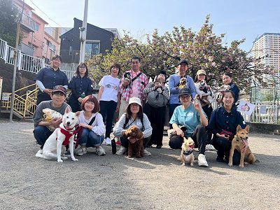 2025年4月19日／わん！わん！お花見会